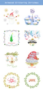 Animated Glittering Christmas screenshot #2 for iPhone