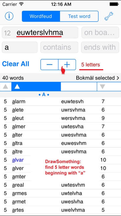 Norsk Wordfeud Words Finder screenshot-3