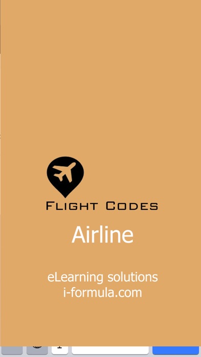 Screenshot #1 pour flight codes airline