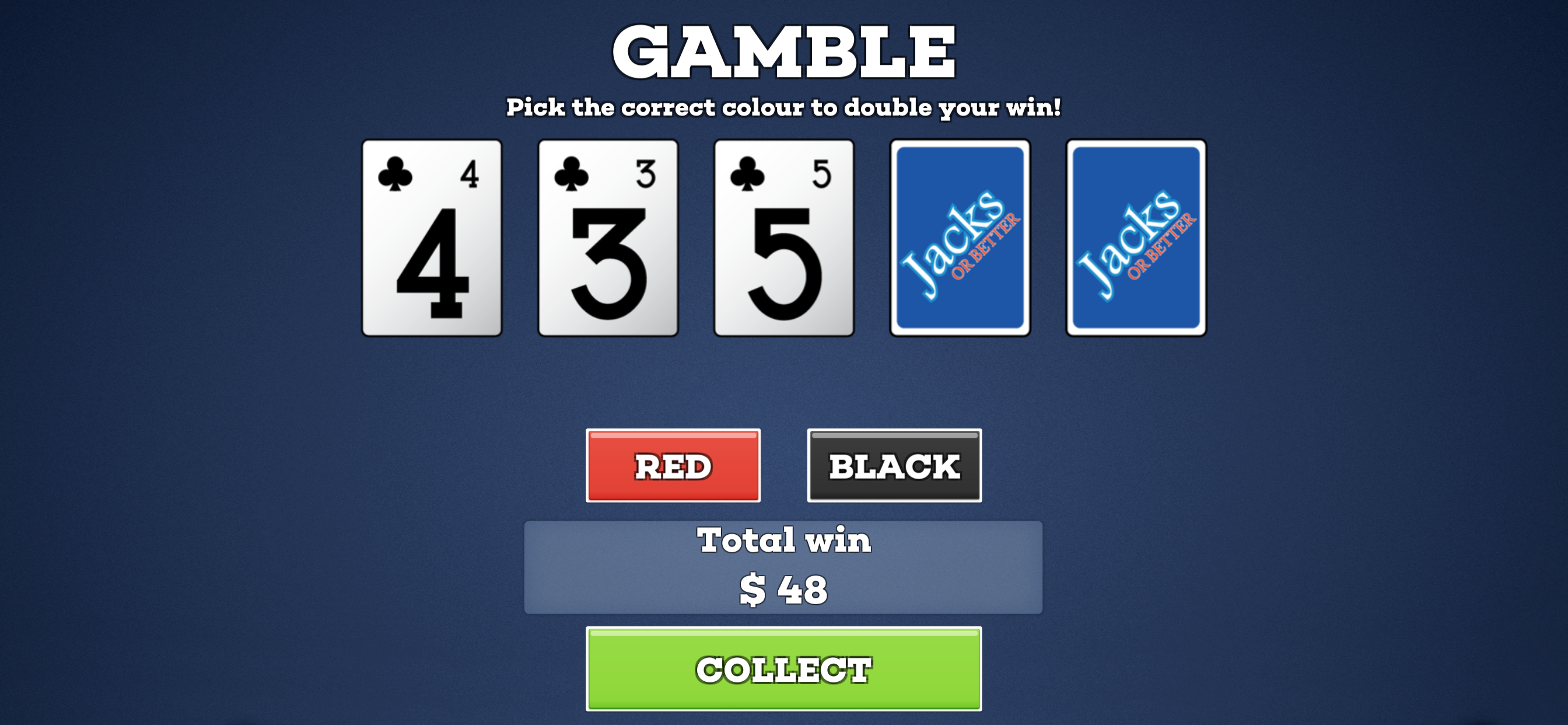 Jacks Or Better * Video Poker screenshot 3