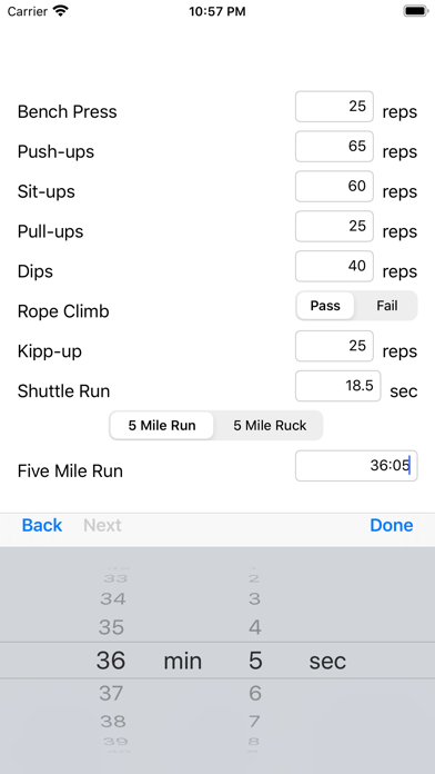 Screenshot #1 pour UBRR Calculator