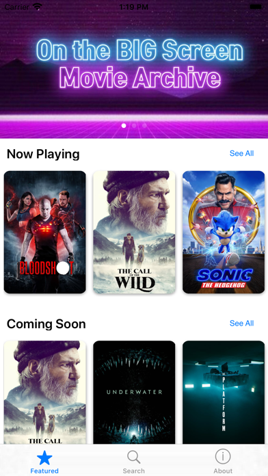 Screenshot #1 pour On The BIG Screen