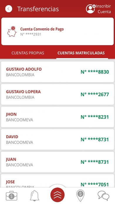 Bancoomeva Móvil Screenshot