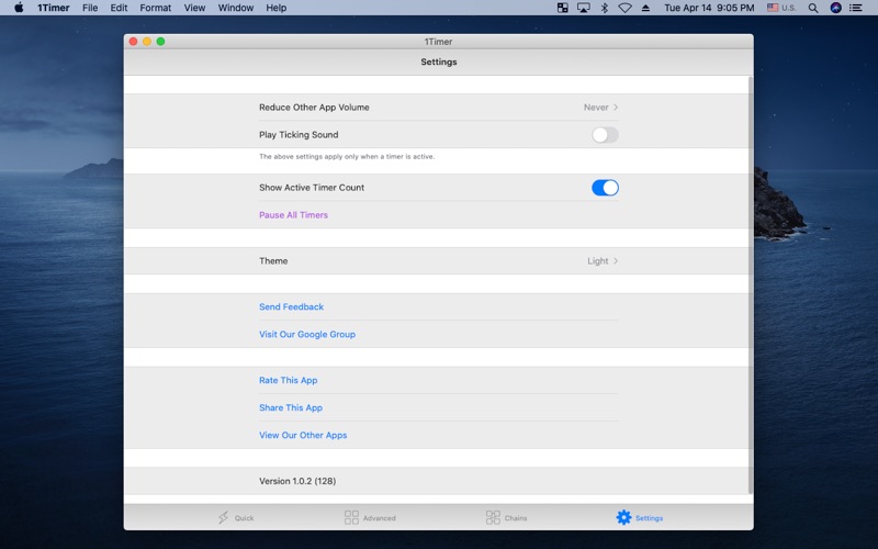App screenshot