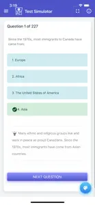 Canadian Citizenship Test Prep screenshot #1 for iPhone