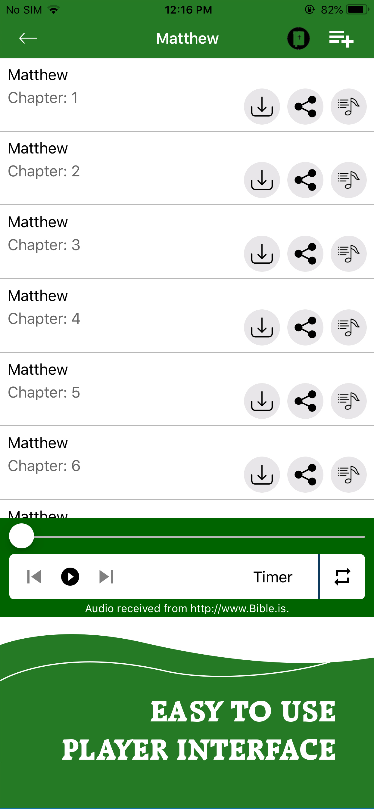 Bible Audio · screenshot 4