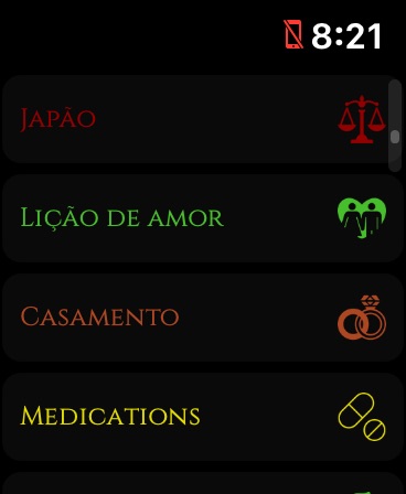 Apple Watch screenshot