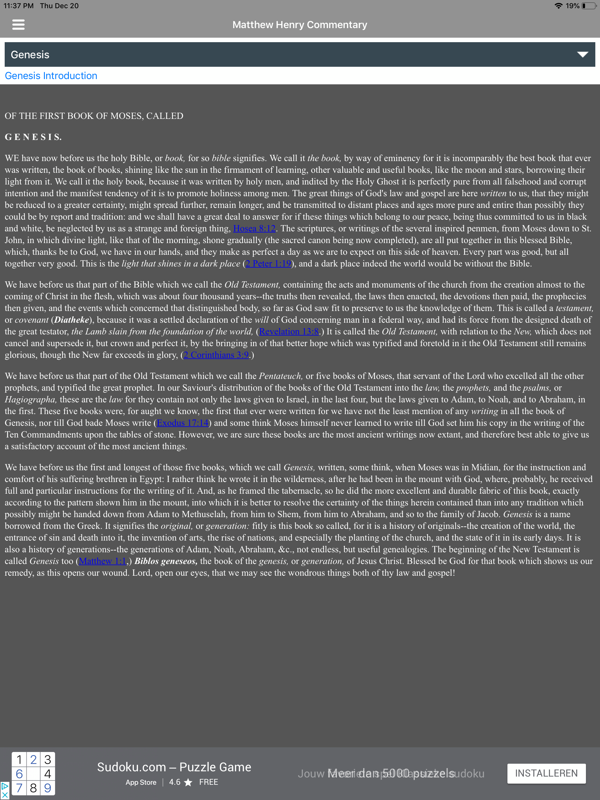 Matthew Henry Commentary ·