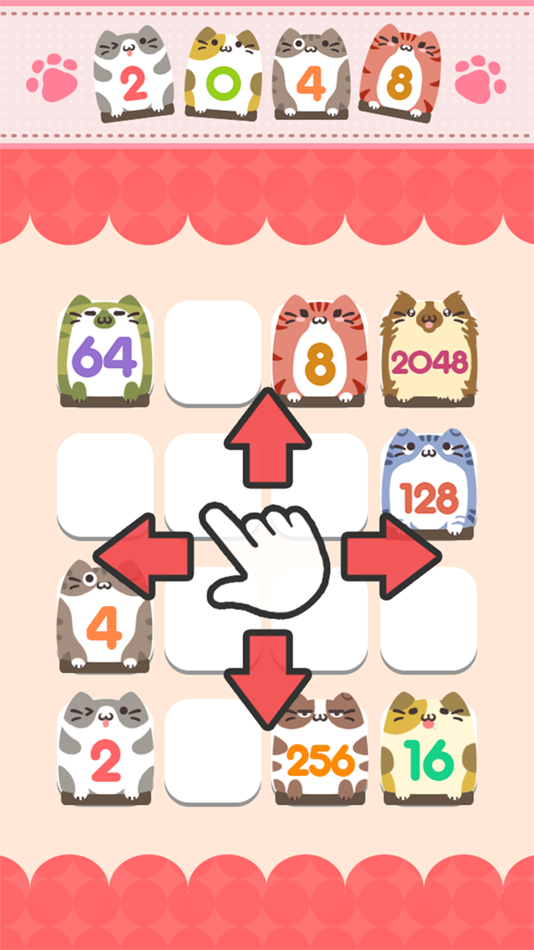 #3. 2048 CAT (iOS) Podle: Millo Games Inc.