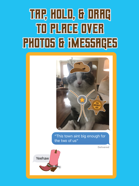 Screenshot #6 pour Funny Texas Animated Stickers