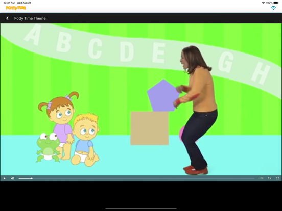 Potty Training Time iPad screenshot 4 - Education app
