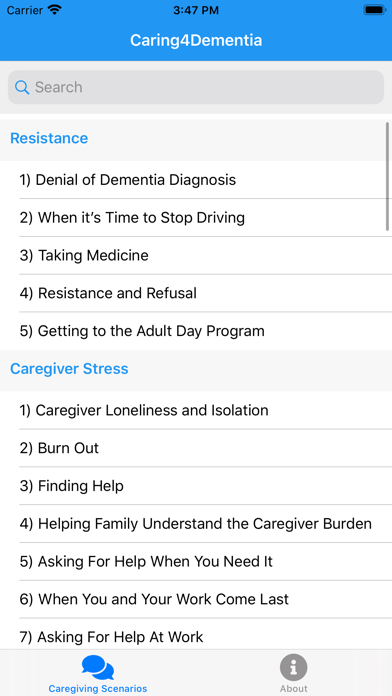 Screenshot #2 pour Caring4Dementia