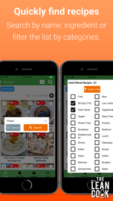 The Lean Cook Healthy Recipes screenshot