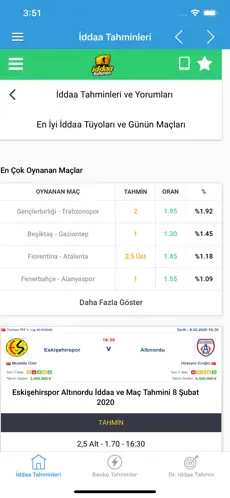 Captura 2 İddaa Tahminleri iphone