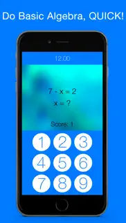 algebra game with equations iphone screenshot 1