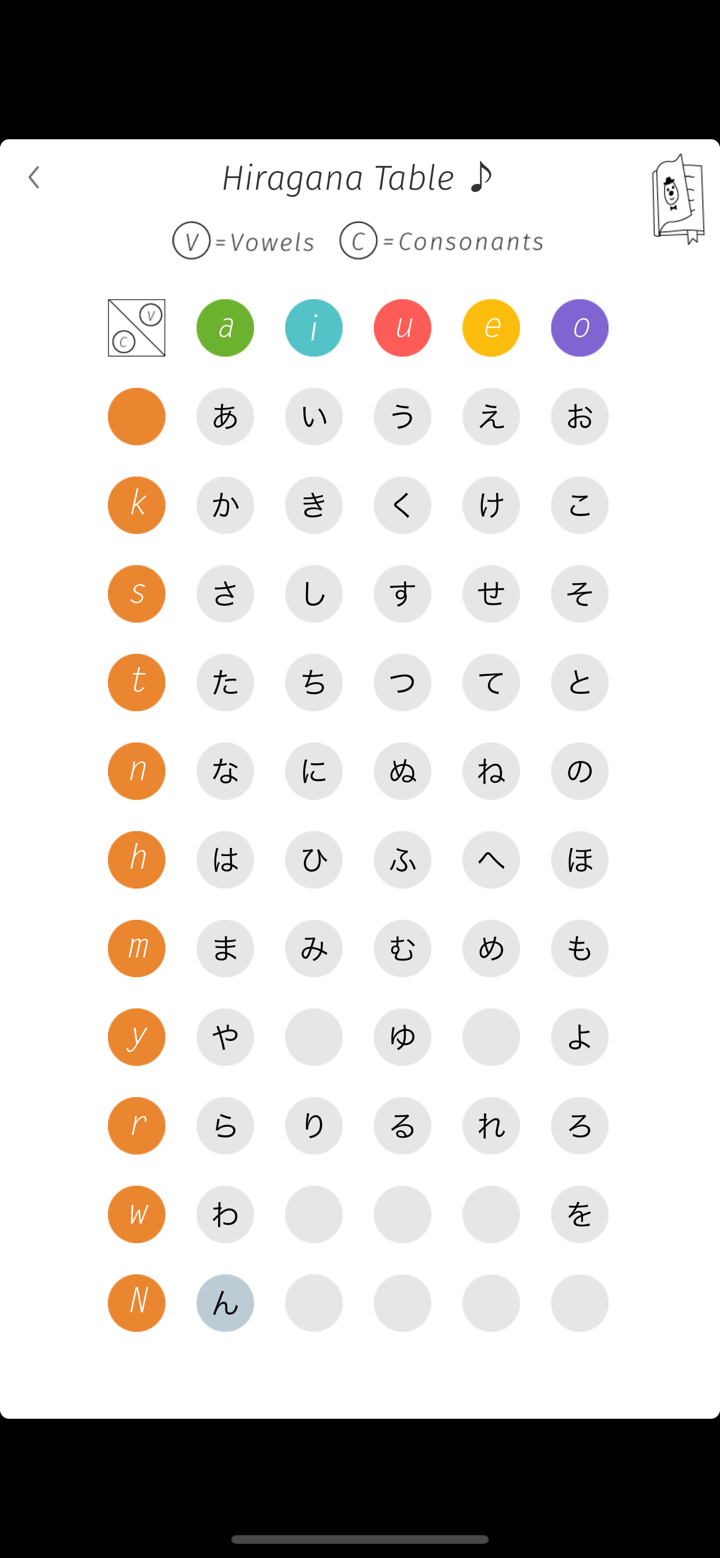 Hiragana Memory Hint [English] screenshot 4