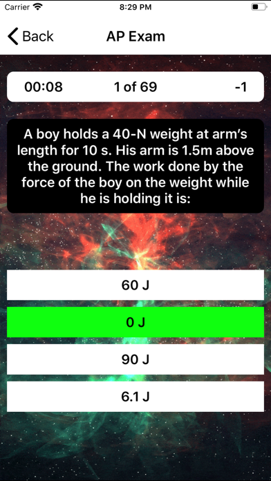 Screenshot #9 for AP Physics 1 Prep