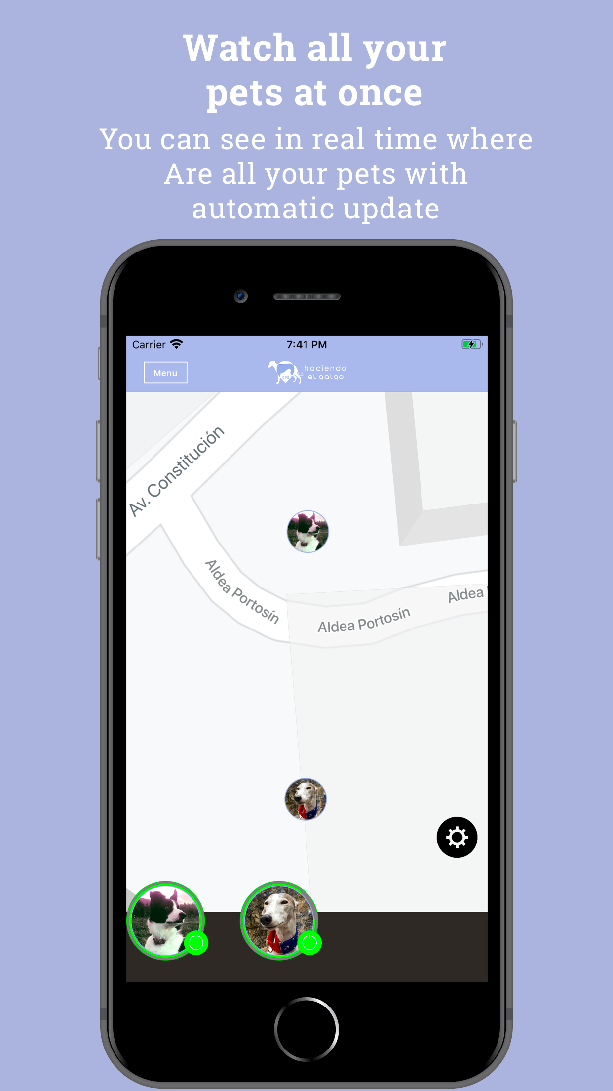 GPS Haciendo el galgo