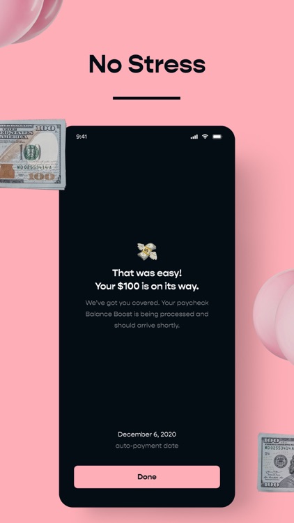 Klover: $100 between paychecks screenshot-3