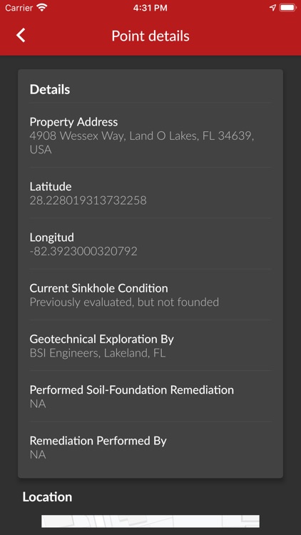 Sinkhole Finder App screenshot-8
