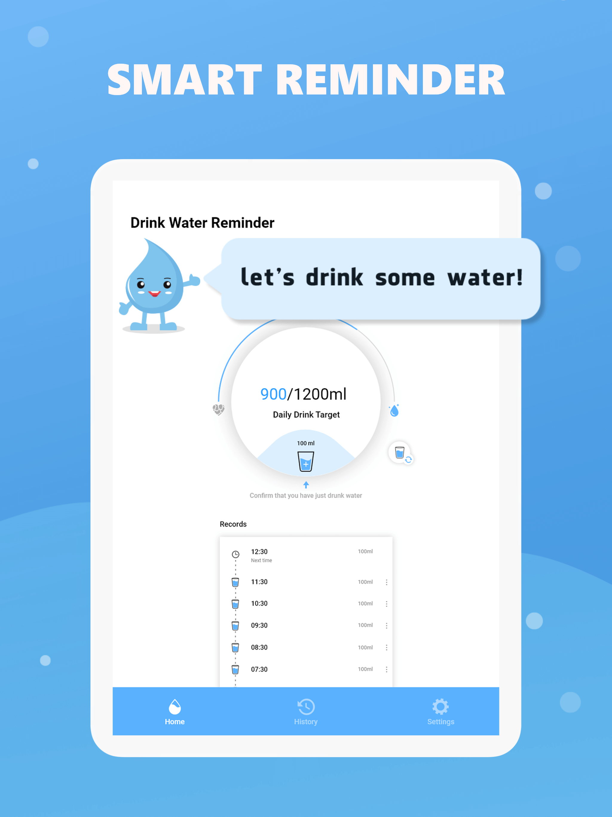 Drink water reminder