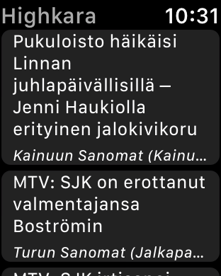 Highkara uutislukija