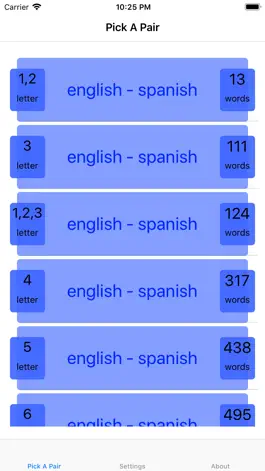 Game screenshot PickAPair Spanish - English mod apk