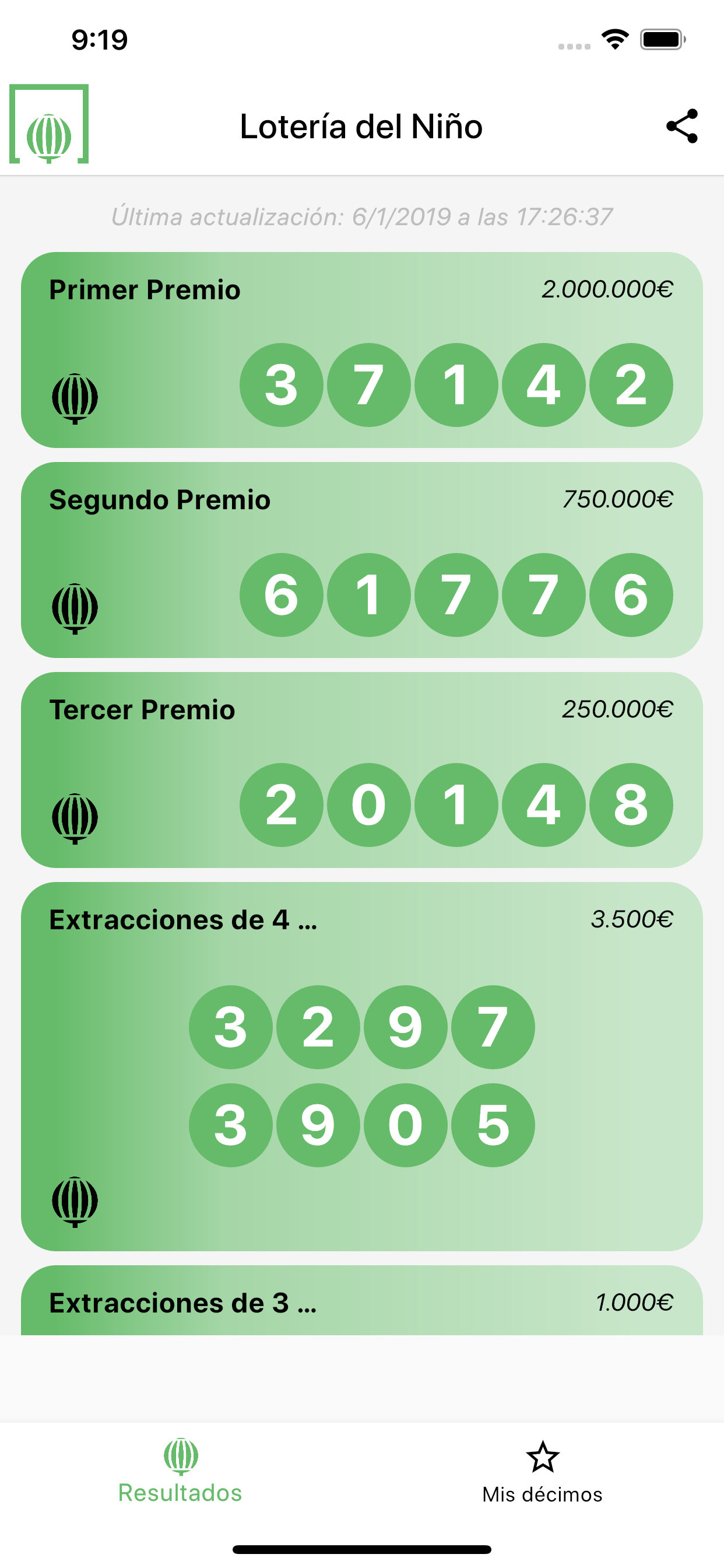 Loteria del Niño 2023