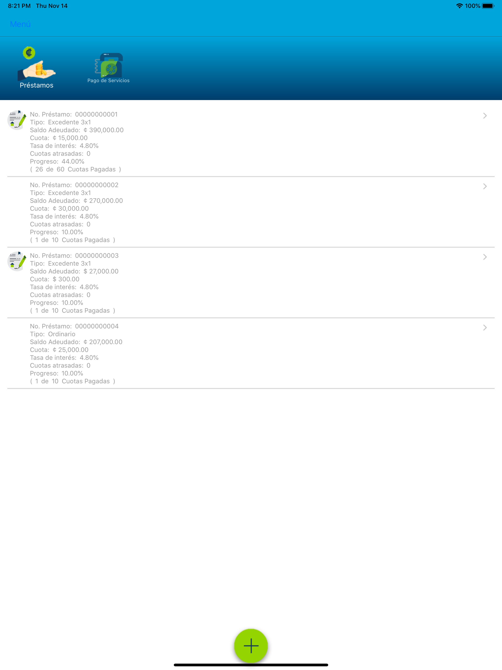 CoopeUna Móvil screenshot 12