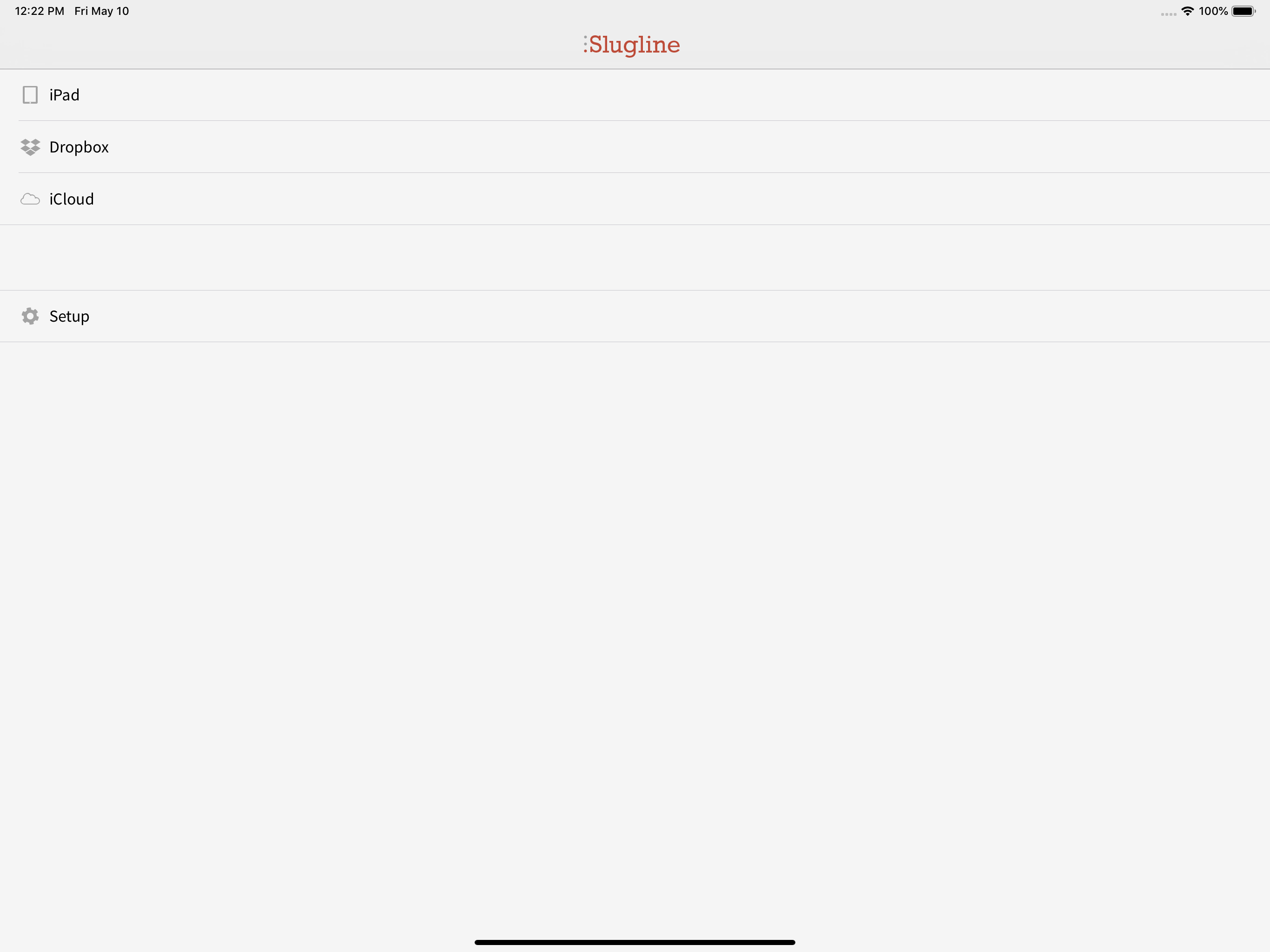 Slugline: Simply Screenwriting