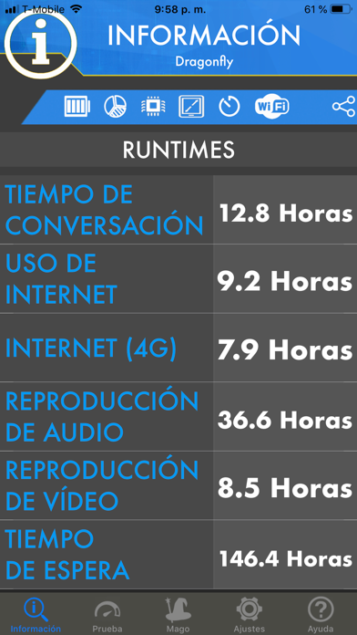 Ampere: información de bateria screenshot 6