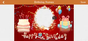 Birthday Photos Frames screenshot #3 for iPhone