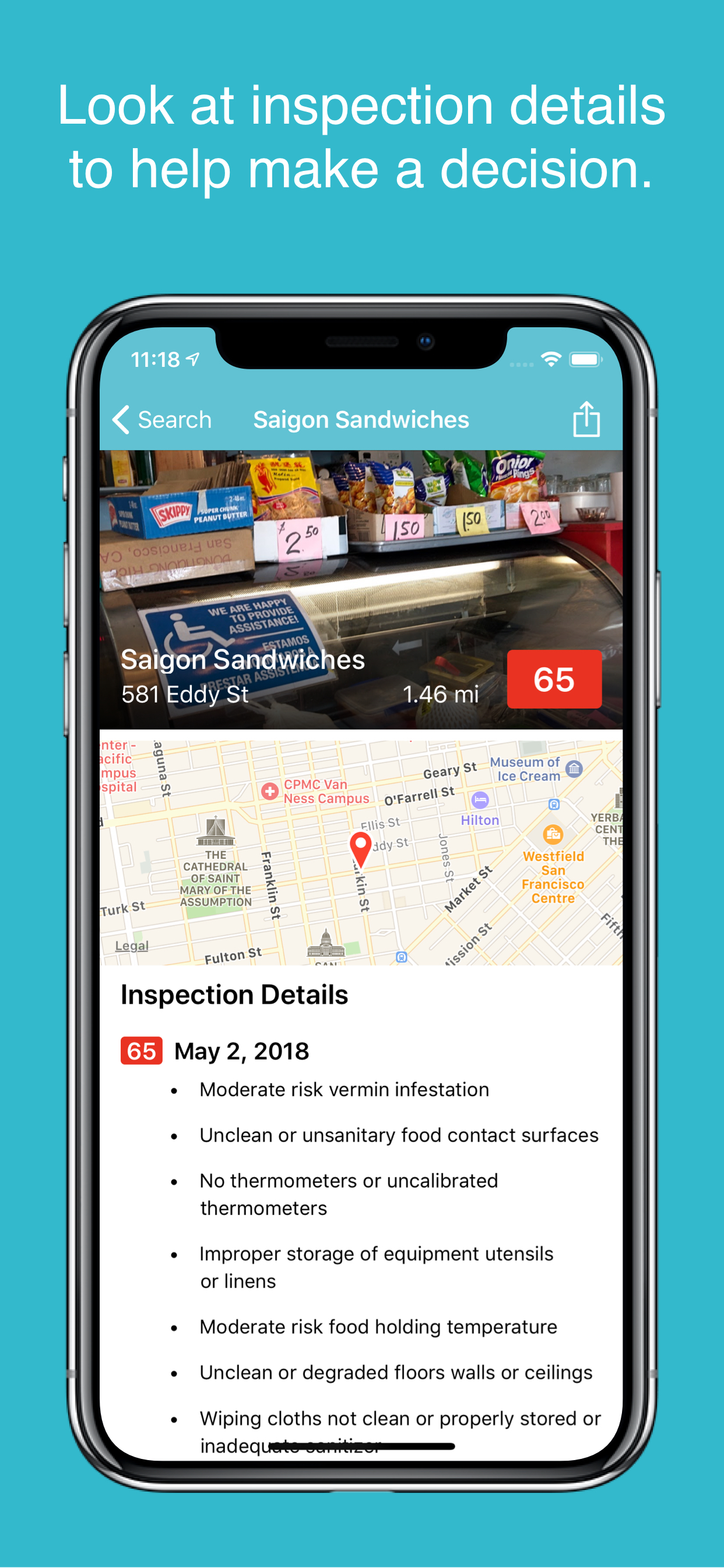SF Restaurant Health Scores