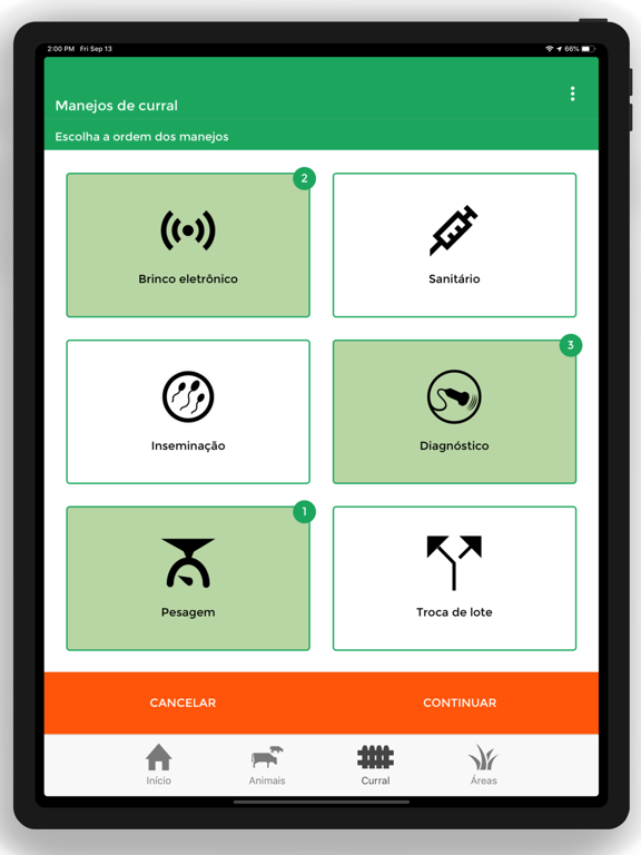 Jetbov de campo iPad screenshot 3 - Productivity app