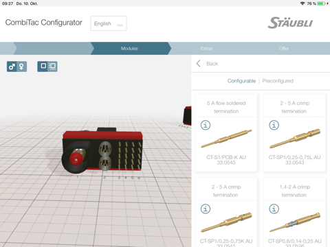 CombiTac Configurator screenshot 2