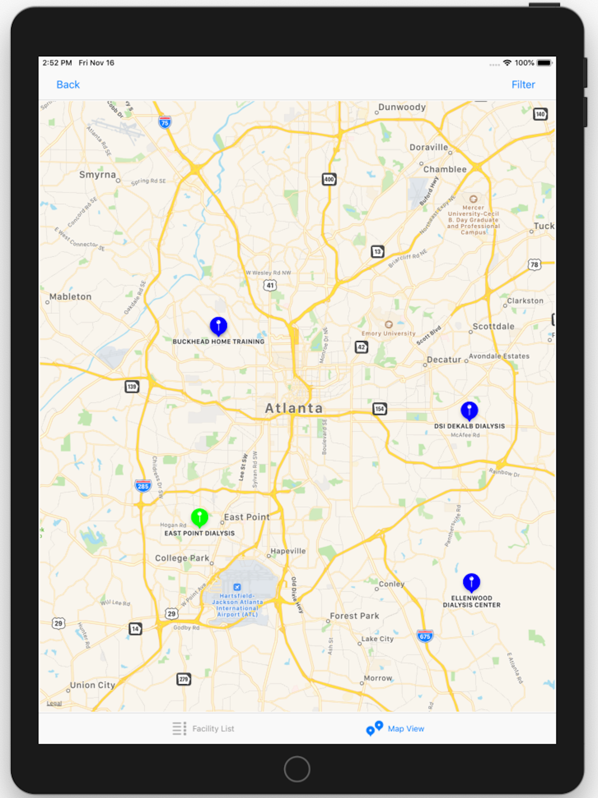 Dialysis Facility Finder