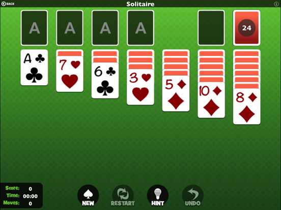 Solitaire Game Collection iPad screenshot