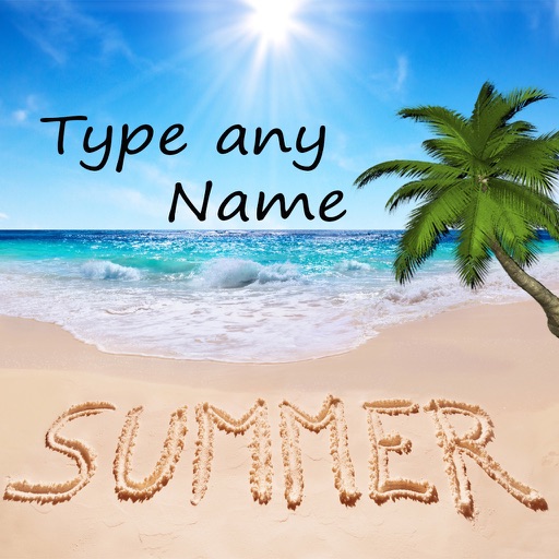 Write Name on Sand – Name Art iOS App