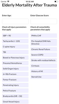 Elderly Mortality After Trauma screenshot 3