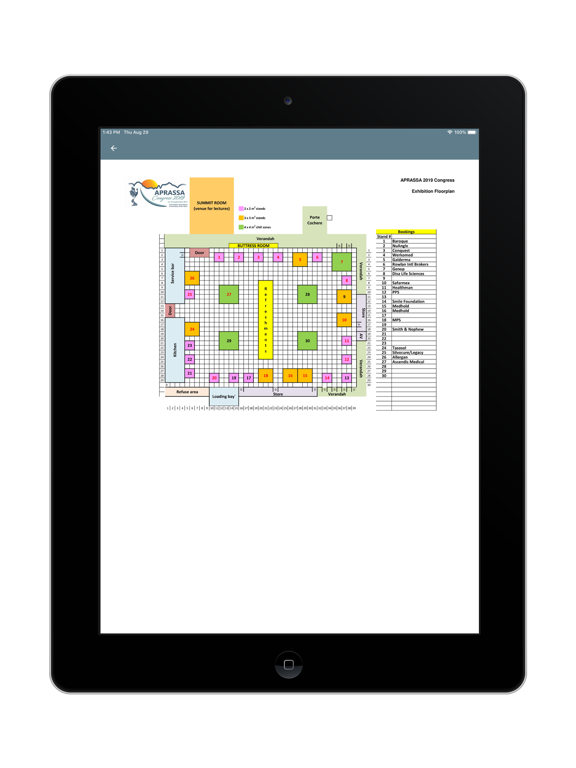 IQject Events iPad screenshot