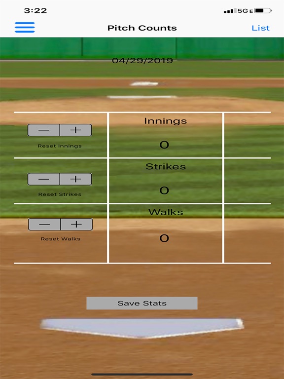 Screenshot #4 pour Pitching Tracker