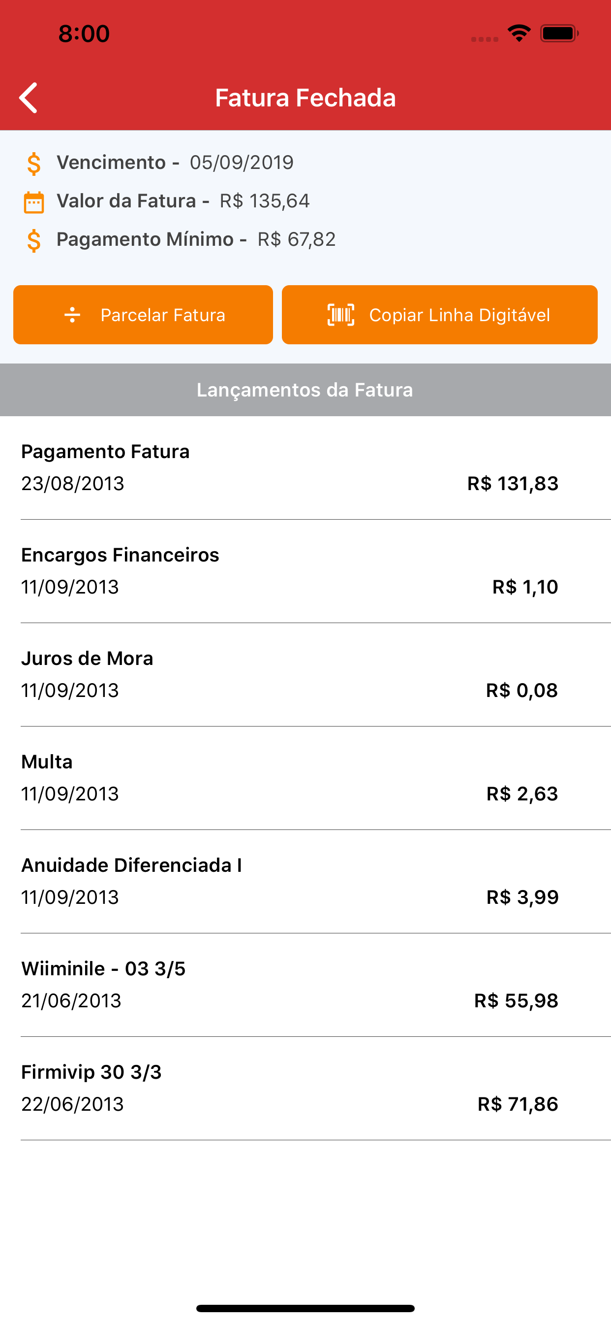 Cartão Admcard screenshot 5