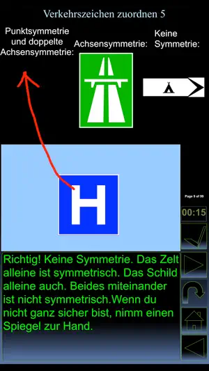 mathapp LU20 Symmetrie Winkel screenshot 4