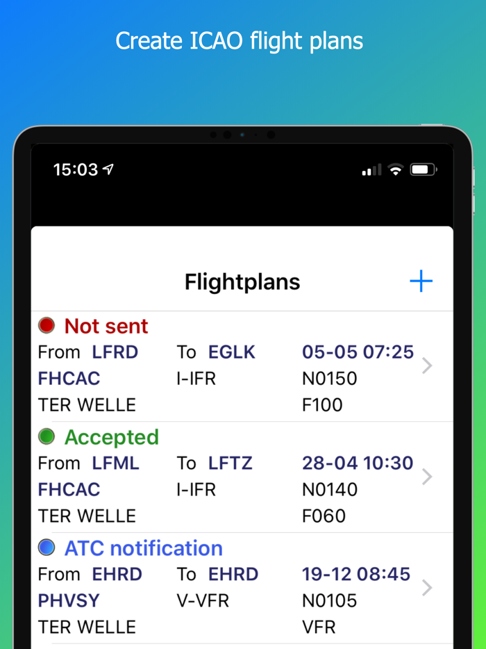 AeroPlus FlightPlan - VFR-IFR