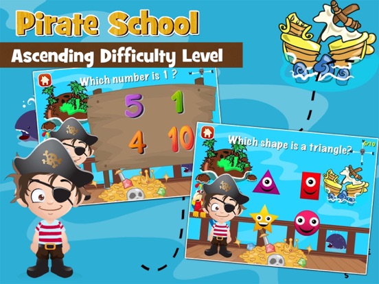 Pirate Neverland School iPad screenshot