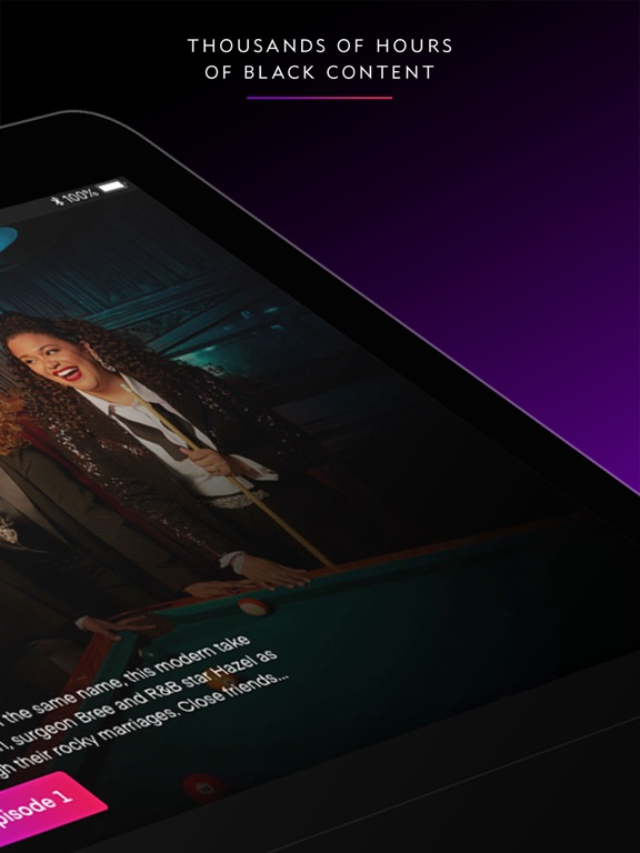 iPad Image of BET+