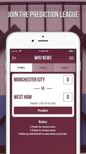 WHU News - Unofficial Fan App screenshot 2