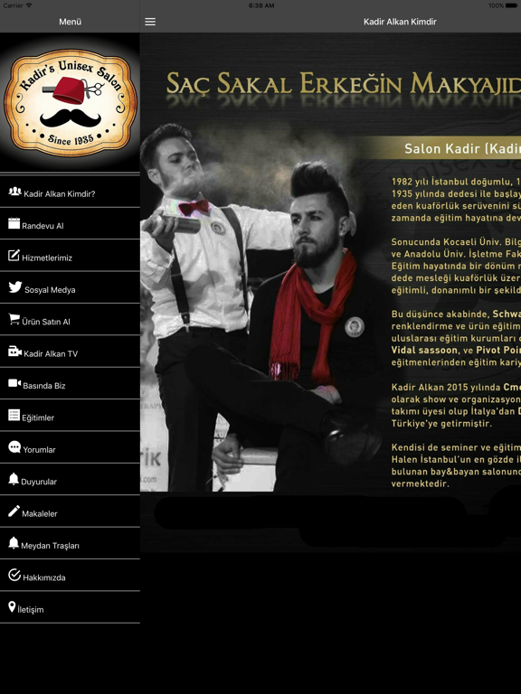 Screenshot #5 pour Kadir Alkan Kuaför