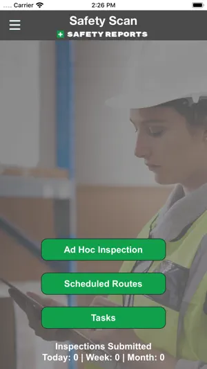 Safety Reports Scan App | SR screenshot 1
