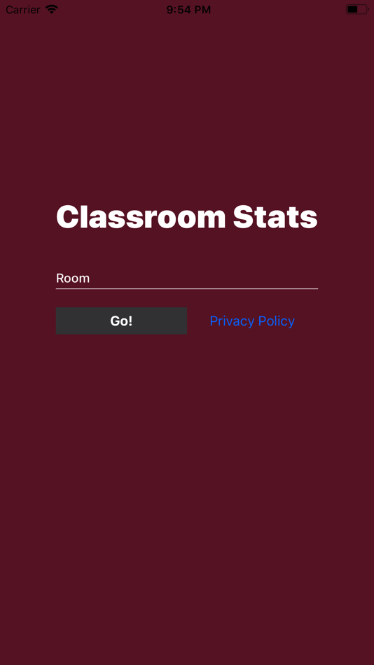 #1. Classroom Stats (iOS) By: David Taylor
